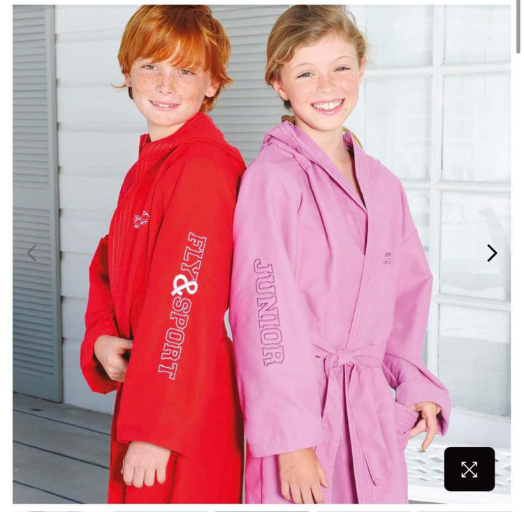 Picture of 95078 UNISEX BATHROBE/HOUSECOAT IN MICROFIBER MATERIAL